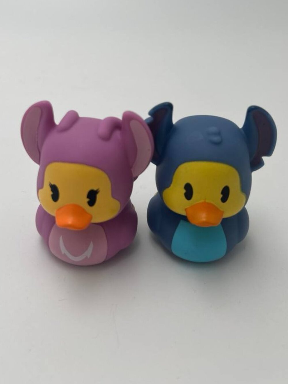 Disney Lilo & Stitch Duckalooz Stitch Angel Rubber Ducks Just Play Lot of 2